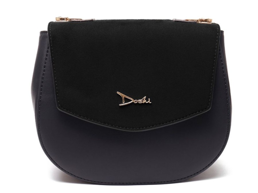 Bags & Accessories Vegan Chic | Vegan Saddle Bag By Doshi Black