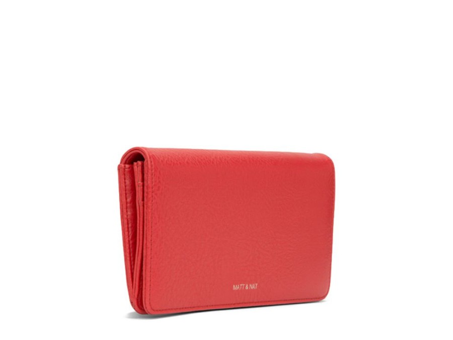 Bags & Accessories Vegan Chic | Noce Dwell Wallet By Matt And Nat Red