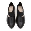 Women'S Shoes Vegan Chic | Evanna Cut-Out Flat By Bourgeois Boheme Black