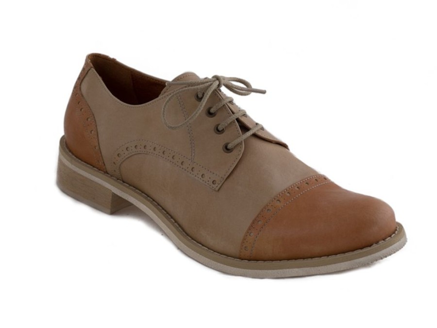 Women'S Shoes Vegan Chic | Diana Two-Tone Oxford By Nae Multi-Colored