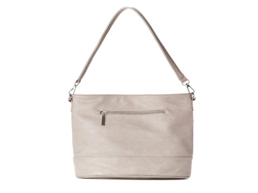 Bags & Accessories Vegan Chic | Zip Fold Hobo Bag By Jeane & Jax Taupe