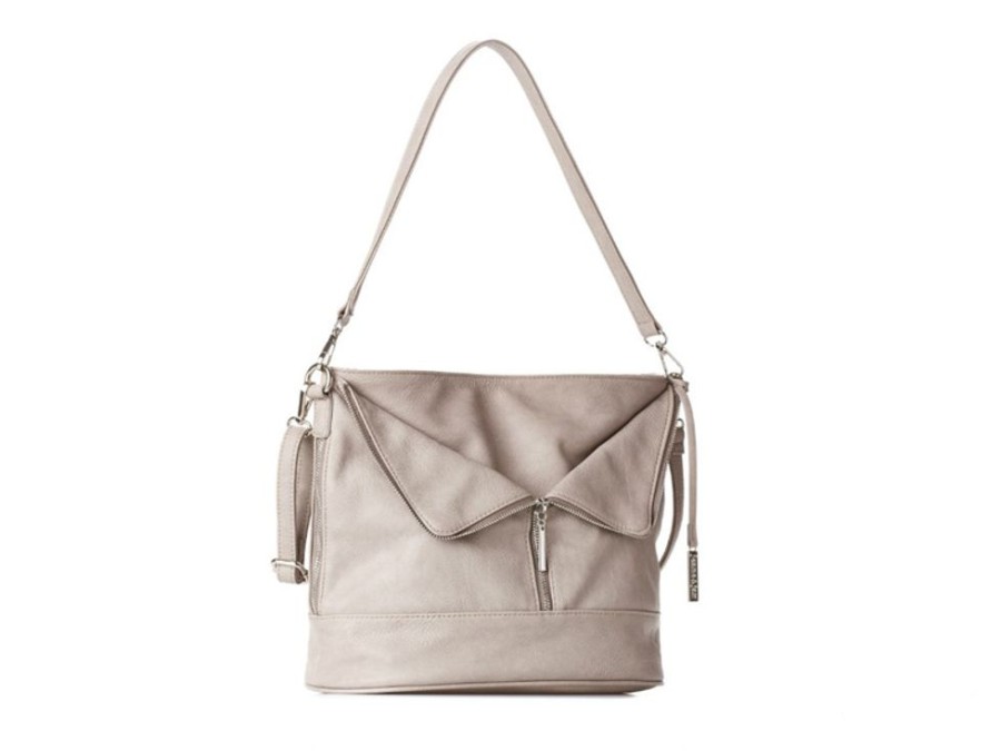 Bags & Accessories Vegan Chic | Zip Fold Hobo Bag By Jeane & Jax Taupe