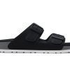 Men'S Shoes Vegan Chic | The Lennon Slide-On Sandal By People Black