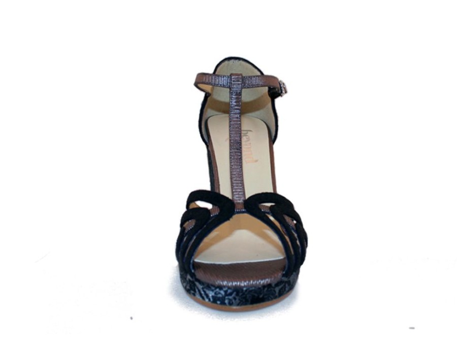 Women'S Shoes Vegan Chic | Designer Wedge Sandal-Iggy By Beyond Skin Black/Multi