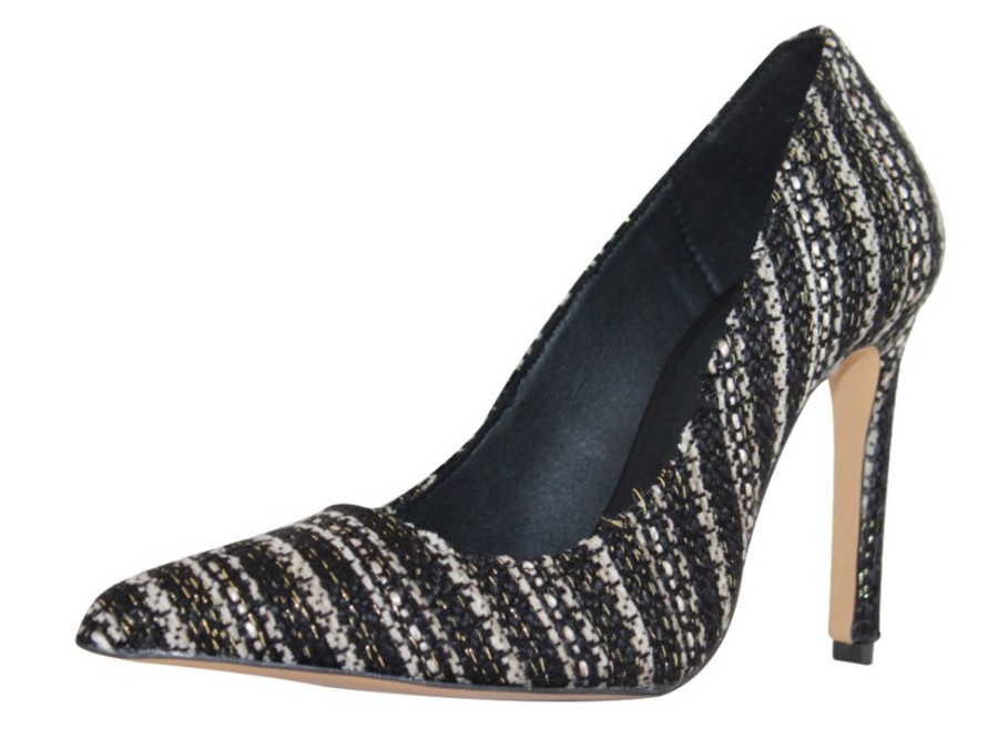 Women'S Shoes Vegan Chic | Vegan Woven Pump By Fair Black/Multi