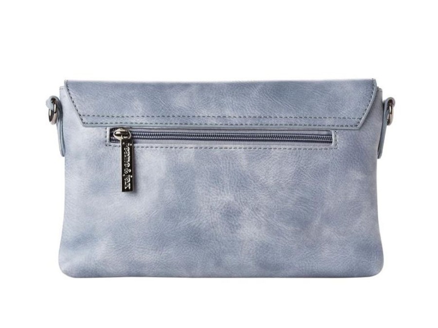 Bags & Accessories Vegan Chic | Perfrated Clutch By Jeane & Jax Blue