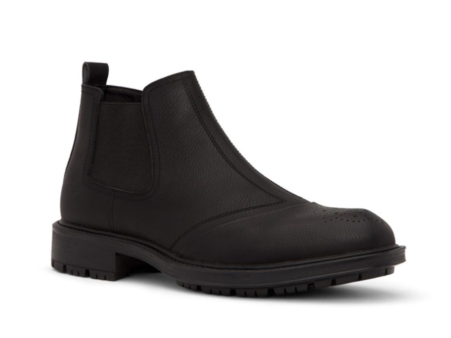 Men'S Shoes Vegan Chic | Leo Men'S Ankle Boot By Matt & Nat Black