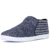 Men'S Shoes Vegan Chic | Tobin Flannel Sneaker By Keep Blue