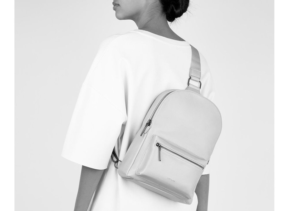 Bags & Accessories Vegan Chic | Voas Vintage One Strap Backpack By Matt & Nat Black