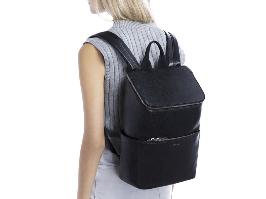 Bags & Accessories Vegan Chic | Brave Dwell Backpack By Matt And Nat Black