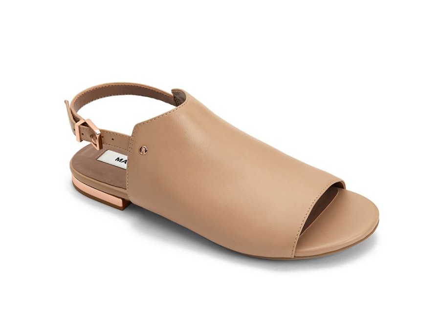 Women'S Shoes Vegan Chic | Darla Flat Sandal By Matt & Nat Nude