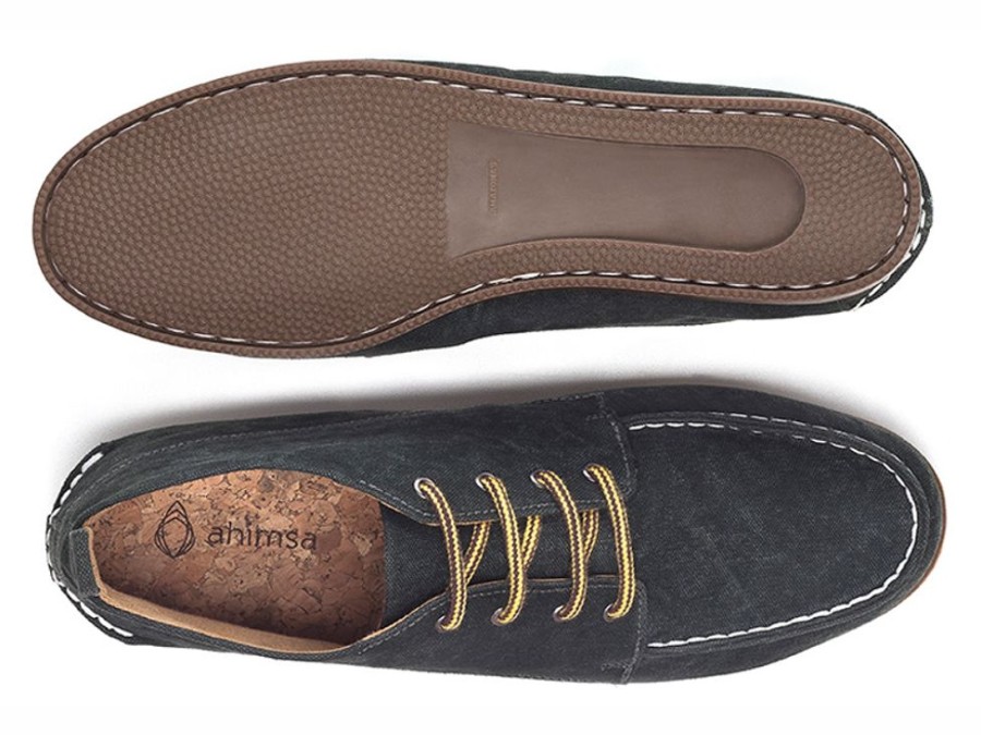 Men'S Shoes Vegan Chic | Men'S Boat Chukka By Ahimsa Olive