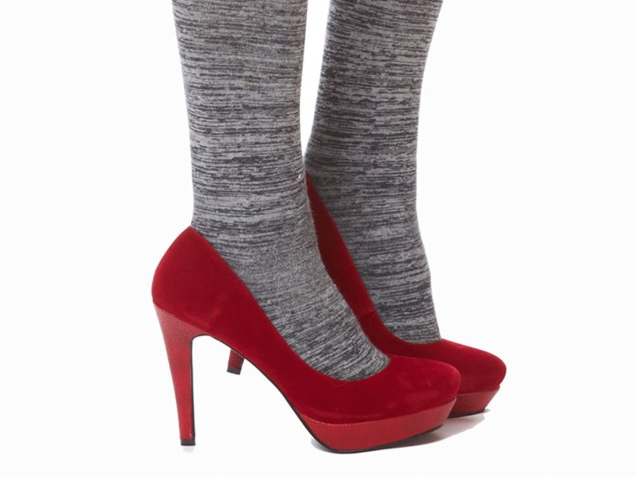 Women'S Shoes Vegan Chic | Margaret Velvet Pump By Cri De Coeur Red