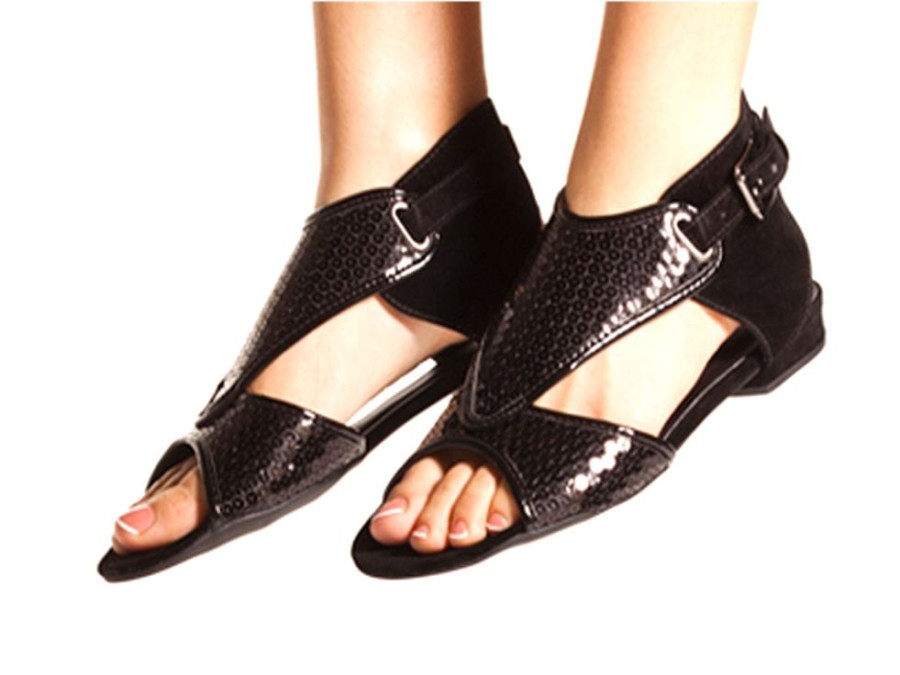 Women'S Shoes Vegan Chic | Kuma Sandal By Neuaura Black