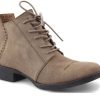 Women'S Shoes Vegan Chic | Kinder Ankle Lace-Up Boot By Blowfish Taupe