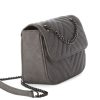 Bags & Accessories Vegan Chic | Kiara Quilted Chain Crossbody Bag By Jeane & Jax Gray