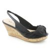 Women'S Shoes Vegan Chic | Unstoppable Wedge Sandal By Laundry Black