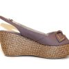 Women'S Shoes Vegan Chic | Izar Wedge Sandal By Neuaura Mauve