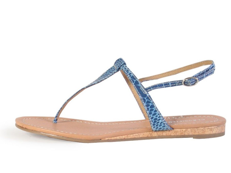 Women'S Shoes Vegan Chic | Vegan Summer Sandal Blue