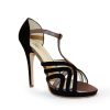 Women'S Shoes Vegan Chic | Designer Stiletto Sandal-Zoe By Beyond Skin Black/Multi