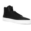 Men'S Shoes Vegan Chic | Booker High Top Sneaker By Novacas Black