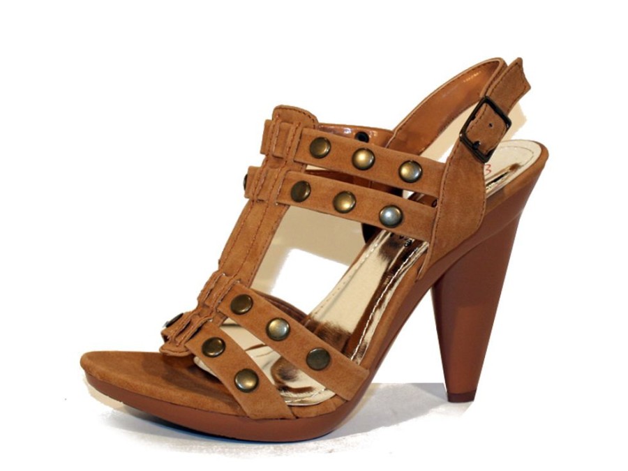 Women'S Shoes Vegan Chic | Vegan Strap Sandal Camel