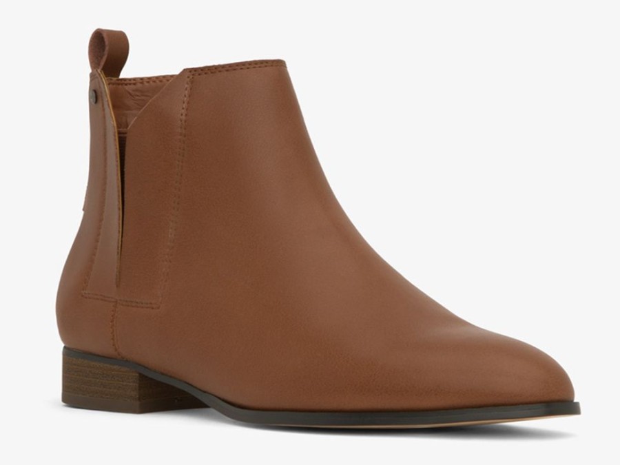 Women'S Shoes Vegan Chic | Newman Unlined Chelsea Ankle Boot By Matt & Nat Chili