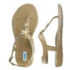 Women'S Shoes Vegan Chic | Skip Sandal By Oka-B Gold