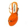 Women'S Shoes Vegan Chic | Birds Vegan Sandal By Olsen Haus Orange