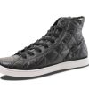 Men'S Shoes Vegan Chic | Next Day Hi Quilted Men'S Sneaker By Unstitched Black