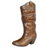 Women'S Shoes Vegan Chic | Western Vegan Boot Cognac