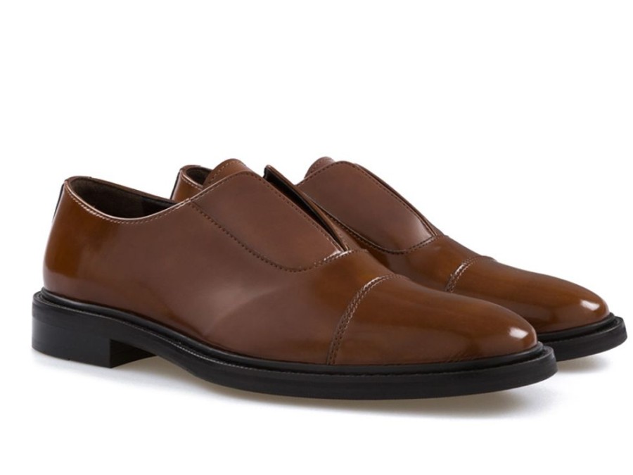 Men'S Shoes Vegan Chic | Anthony Slip-On Dress Shoes By Bourgeois Boheme Tan