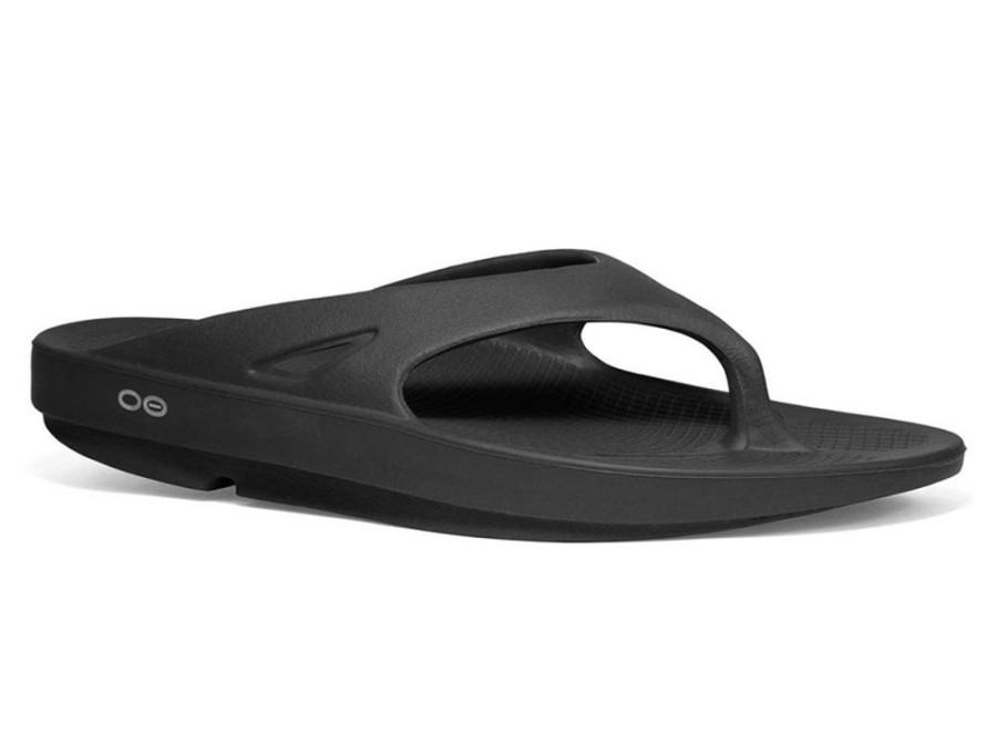 Men'S Shoes Vegan Chic | The Ooriginal Recovery Flip Flop By Oofos Black