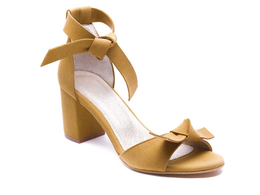 Women'S Shoes Vegan Chic | Estela Heel Al By Nae Sand