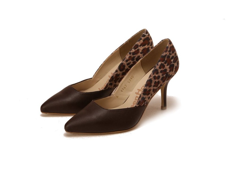 Women'S Shoes Vegan Chic | #6 Vegan Pump By Olsen Haus Chocolate/Multi