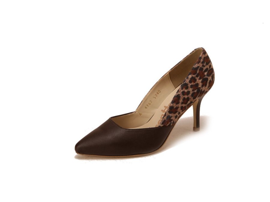 Women'S Shoes Vegan Chic | #6 Vegan Pump By Olsen Haus Chocolate/Multi