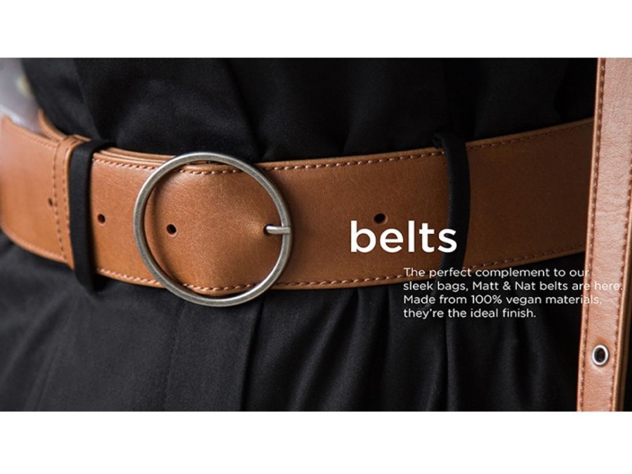 Bags & Accessories Vegan Chic | Ora Women'S 5 Cm Belt By Matt And Nat