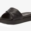 Women'S Shoes Vegan Chic | Drapeau Wander Platform Slide By Matt And Nat Black