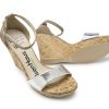 Women'S Shoes Vegan Chic | Healing Wedge Sandal By Olsen Haus Taupe