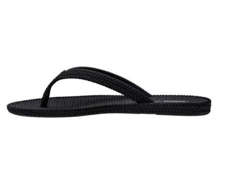 Women'S Shoes Vegan Chic | Braided Summer Ii+Salinas Flip Flops By Melissa Black