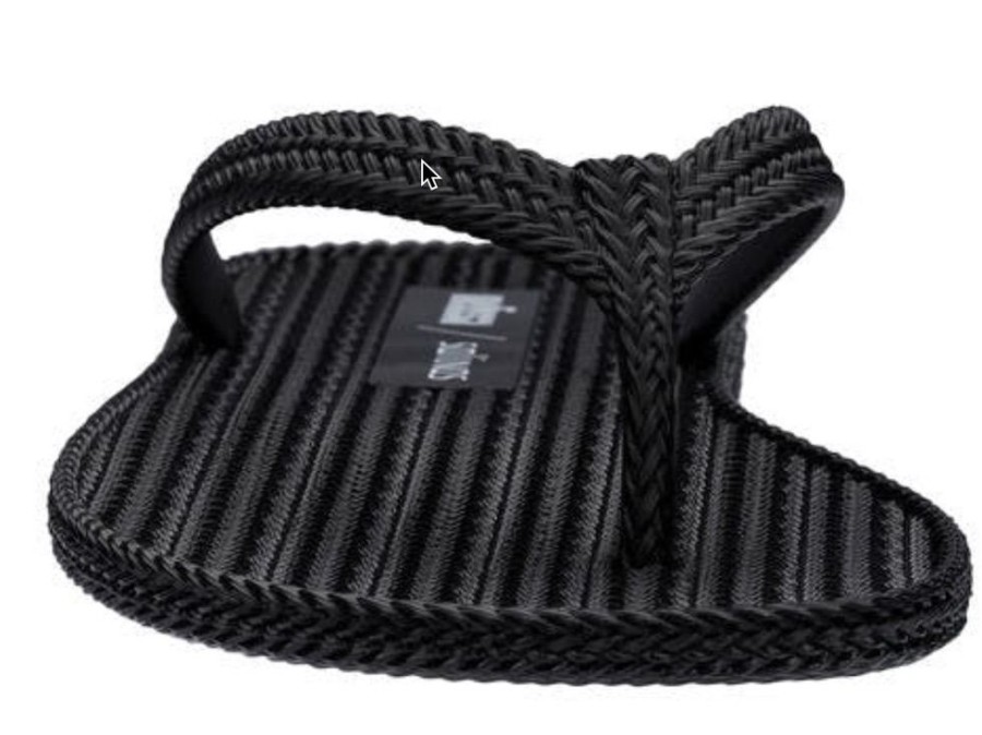 Women'S Shoes Vegan Chic | Braided Summer Ii+Salinas Flip Flops By Melissa Black