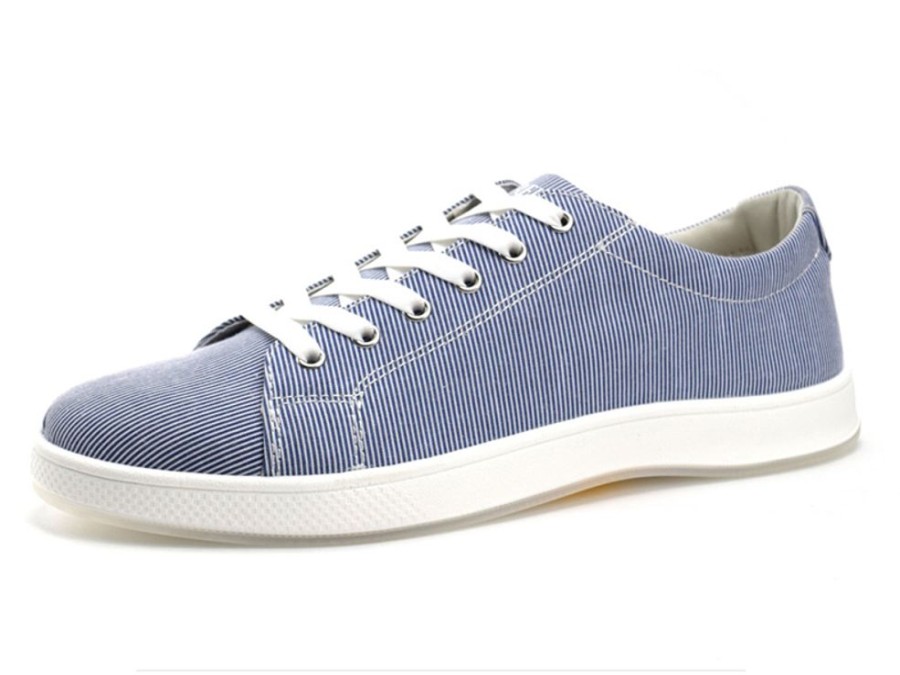 Men'S Shoes Vegan Chic | Lance Dress Sneakers By Aureus Blue