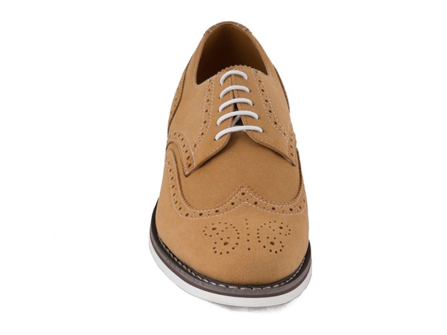 Men'S Shoes Vegan Chic | Lito Summer Oxford By Nae Camel