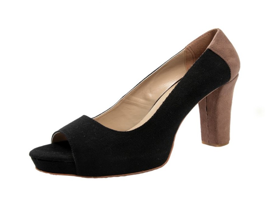 Women'S Shoes Vegan Chic | Apex Vegan Pump By Olsen Haus Black