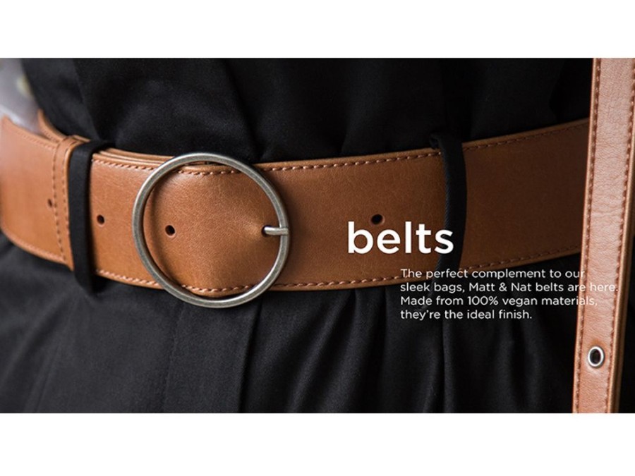 Bags & Accessories Vegan Chic | Ora Women'S 5 Cm Belt By Matt And Nat