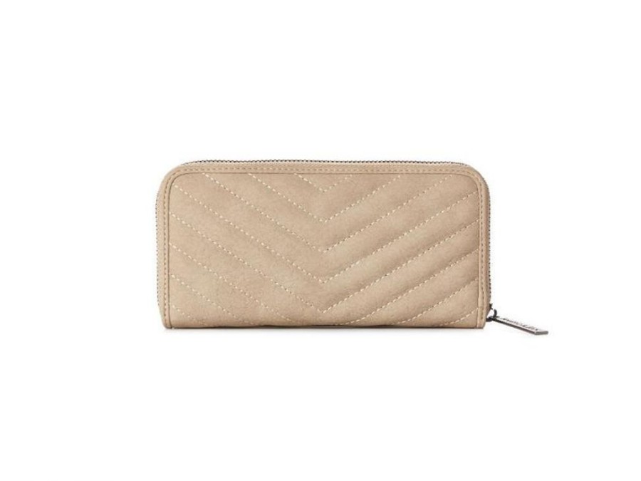 Bags & Accessories Vegan Chic | Zip-Around Wallet By Jeane & Jax Taupe