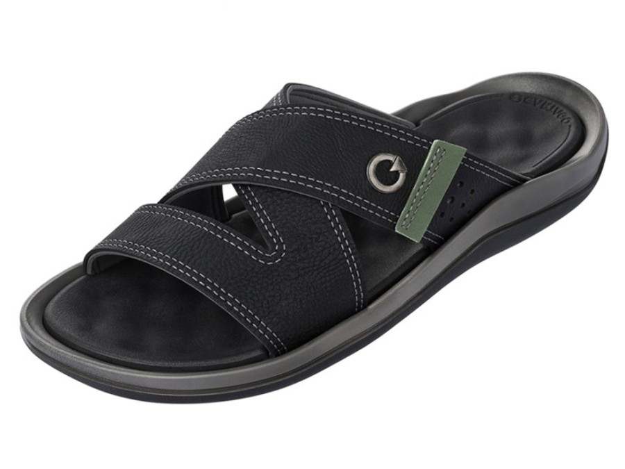 Men'S Shoes Vegan Chic | Santorini Ii Men'S Slide By Cartago Black