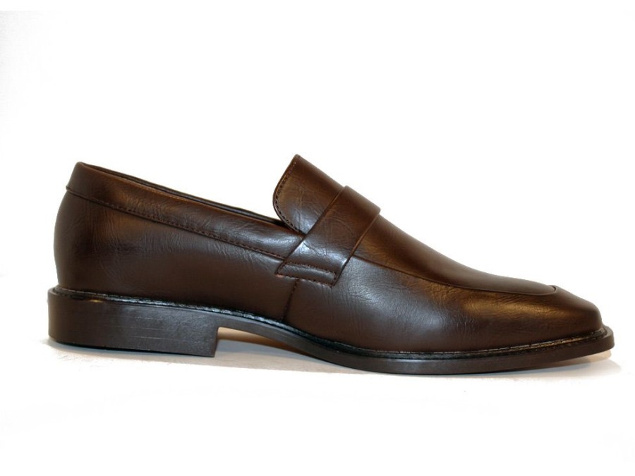 Men'S Shoes Vegan Chic | Men'S Vegan Slip-On Dress Shoe Brown