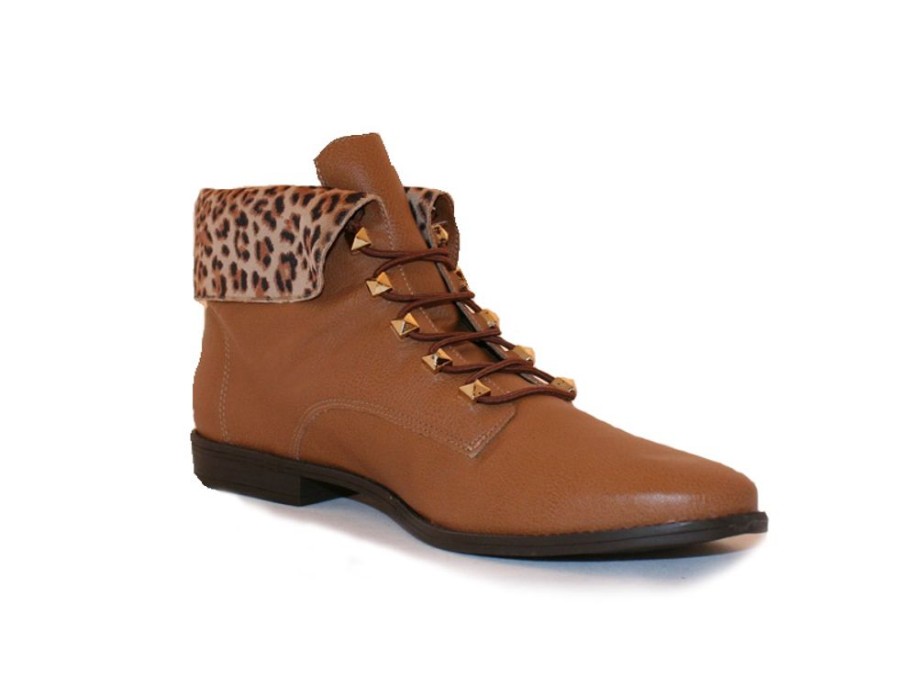 Women'S Shoes Vegan Chic | Bina Walking Bootie By Neuaura Camel