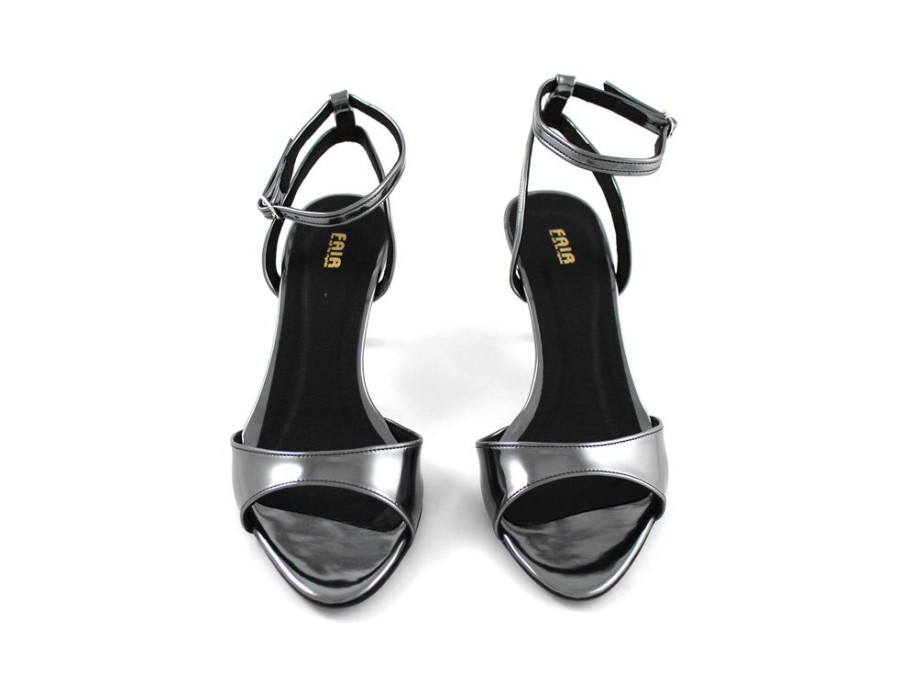 Women'S Shoes Vegan Chic | The Dress Sandal By Fair Gunmetal